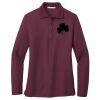 Ladies Silk Touch Long Sleeve Polo Thumbnail